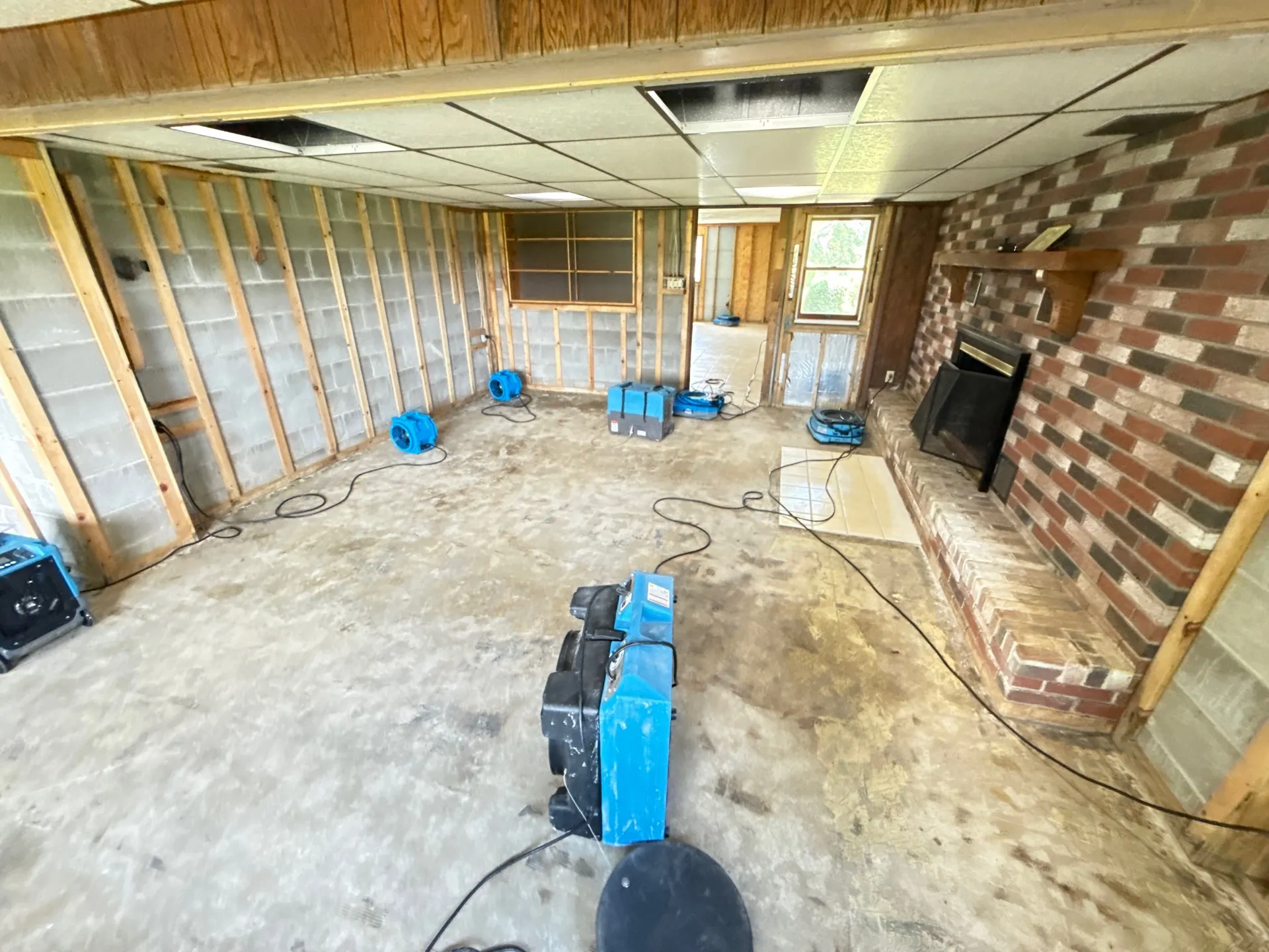 Water Damage Restoration crew working in Steubenville, OH - Independent Restoration Services